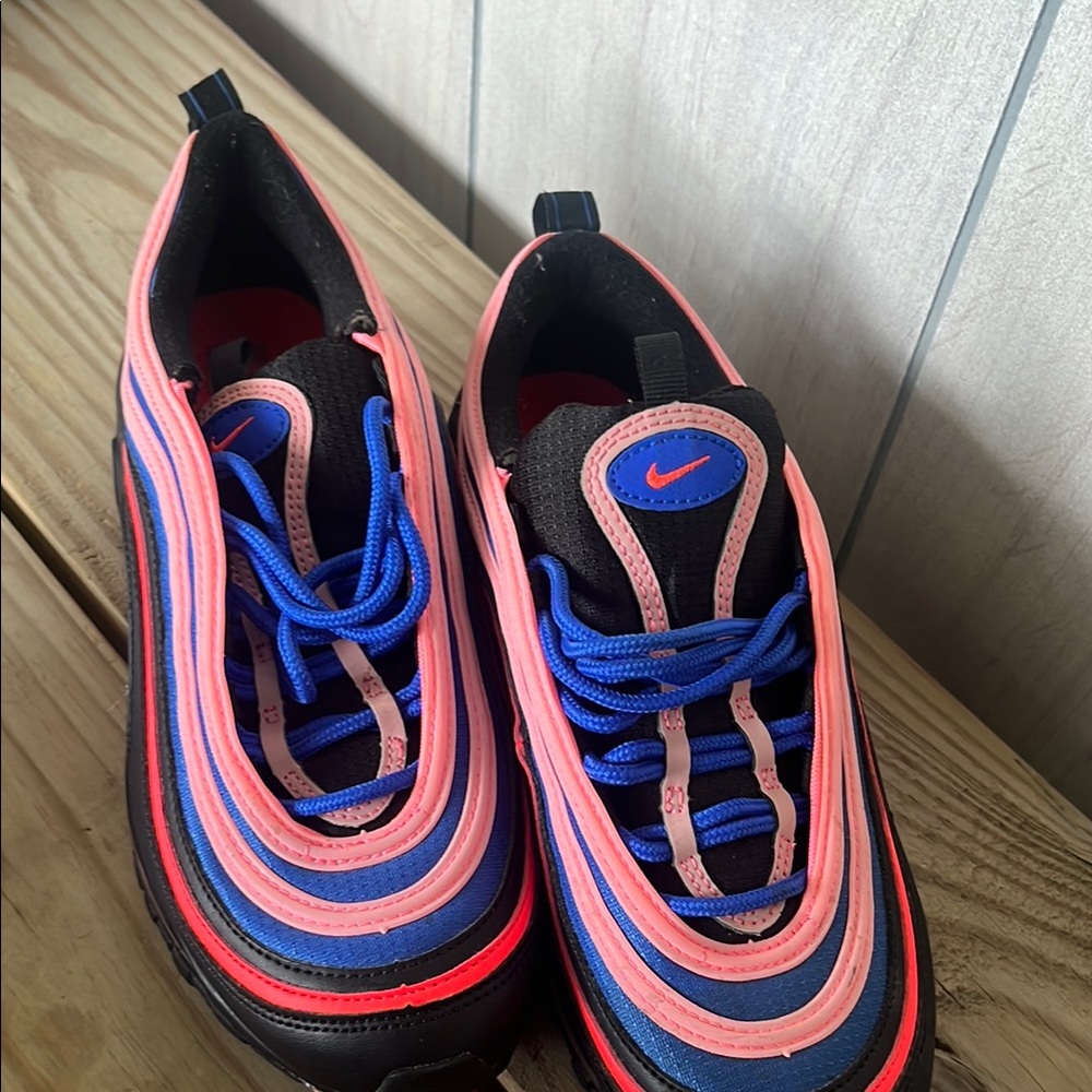 Nike Black and Pink Sneakers Air Max 97